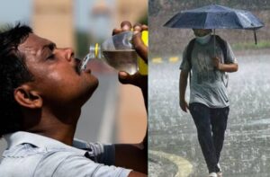 दिल्ली की सड़कों पर गर्मी से जूझते लोग, मॉनसून का इंतजार