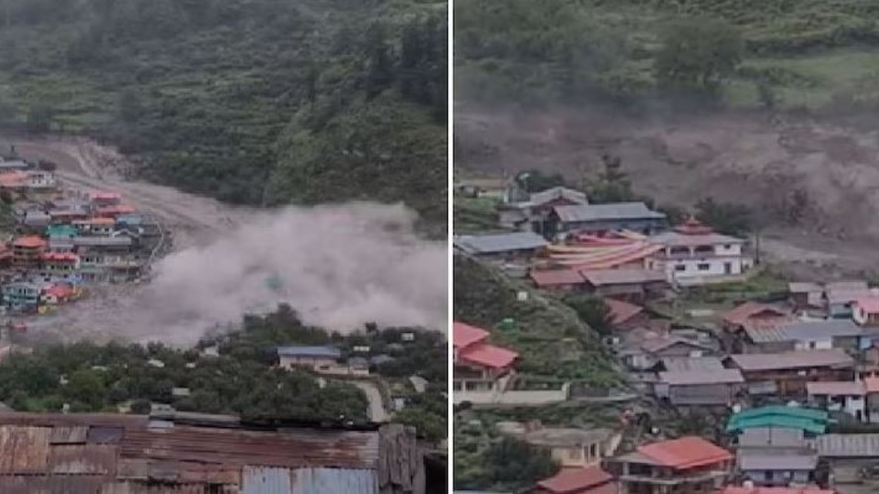 उत्तरकाशी सैलाब: धराली गांव में बादल फटा