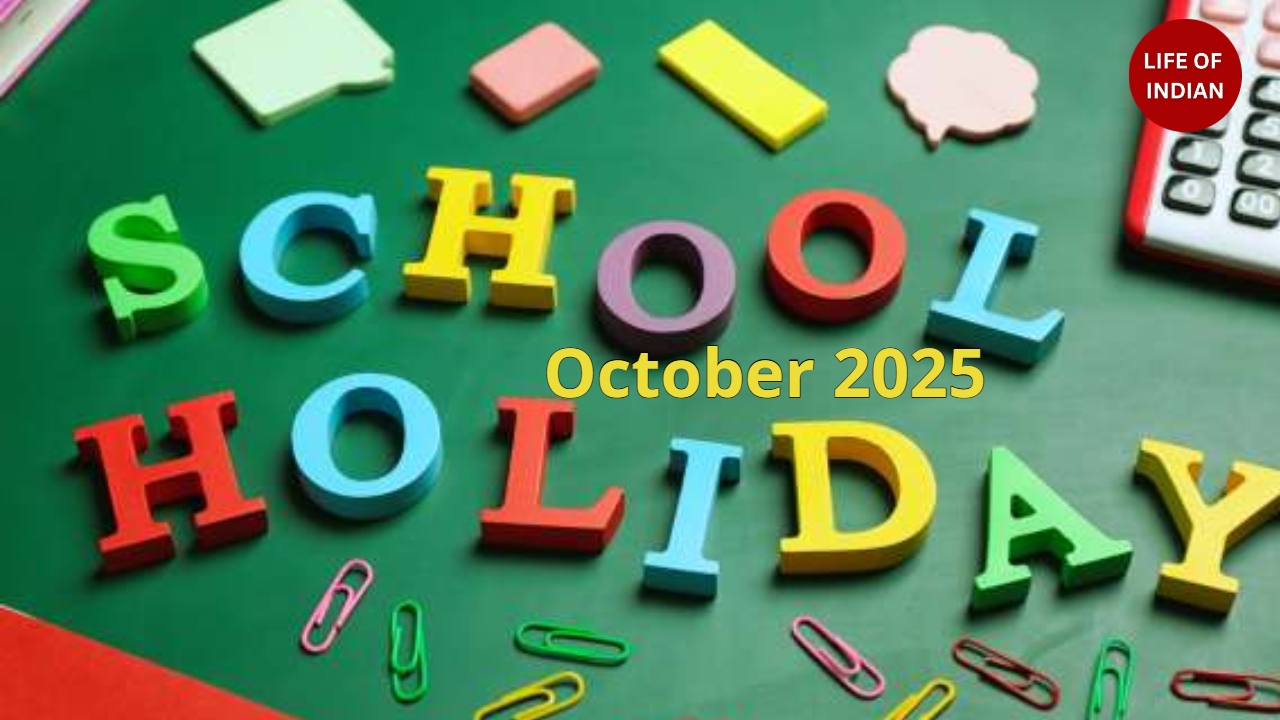 October 2025 School Holidays List