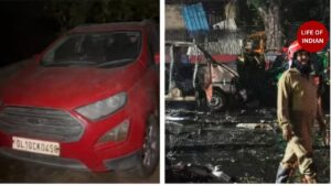 Delhi Police recovers red EcoSport linked to Red Fort blast that killed nine.