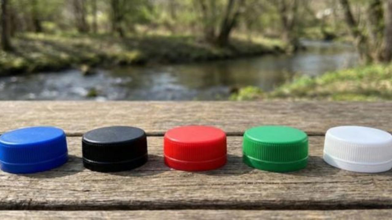 water bottle cap colors
