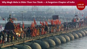 Why the Magh Mela Still Matters Today In an age of constant motion, the Magh Mela offers something increasingly rare: stillness. It invites people to slow down, simplify, and reconnect—with themselves and with a tradition that values discipline over display. For many devotees, the Magh Mela is a reminder that spirituality is not a destination, but a daily practice. A quiet one. A demanding one. And often, a life-changing one. A Living Tradition of Inner Cleansing The Magh Mela continues not because of promotion or spectacle, but because it speaks to something timeless. On the cold sands of the Sangam, amid chanting and flowing waters, an ancient truth remains alive—that true purification begins within.