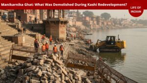 Manikarnika Ghat Viral Video Truth_ What Was Demolished During Kashi Redevelopment_