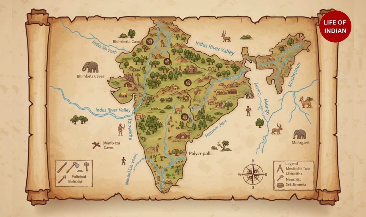 Prehistoric India_ Stone Age, Cave Life and Early Human Tools Explained