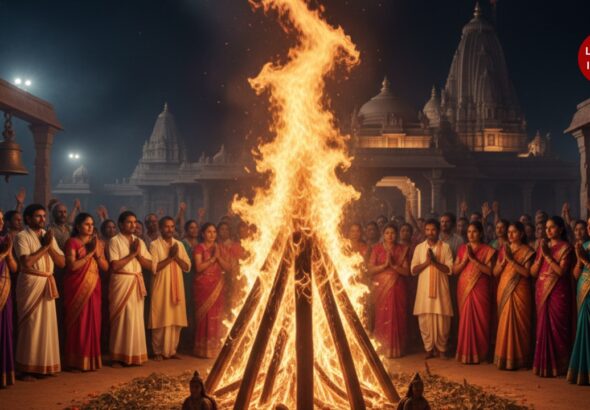 Holika Dahan 2026_ Why Newly Married and Pregnant Women Traditionally Avoid the Sacred Fire